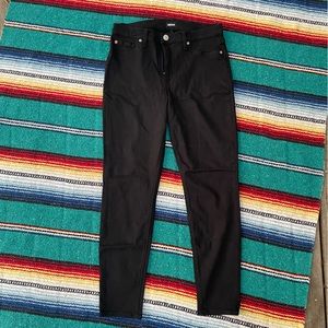 Hudson Natalie Super Skinny Black Jeans - Size 31